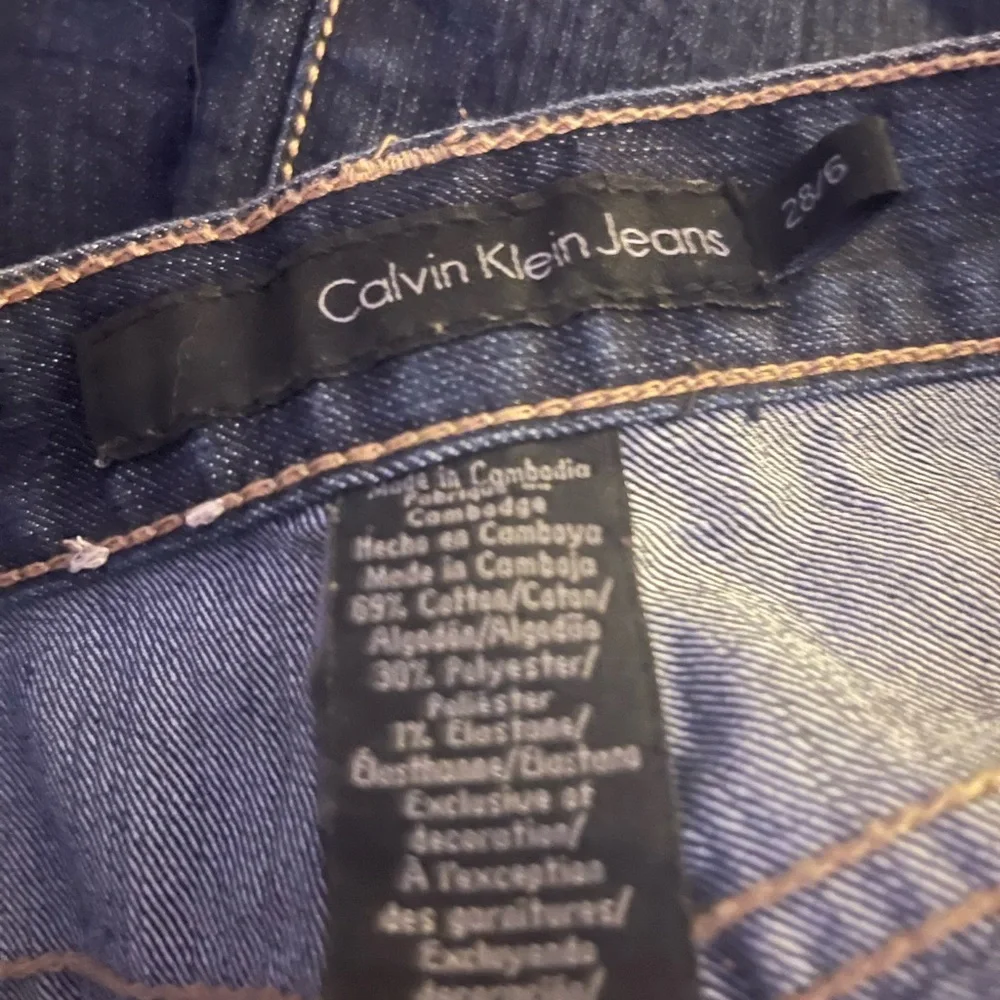 Calvin Klein Blue Boot Cut Jeans - Picture 3 of 3